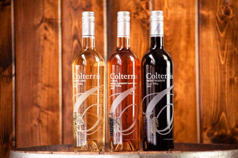 3 bottle case selection of Colterris wines