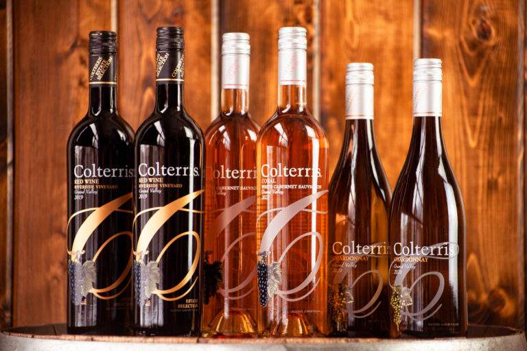 6 bottle case selection of Colterris wines
