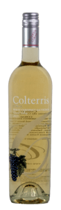 Wine bottle filled with 2023 Colterris Coral White Cabernet Sauvignon